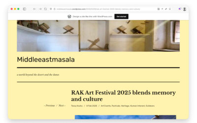 RAK Art Festival 2025 blends memory and culture