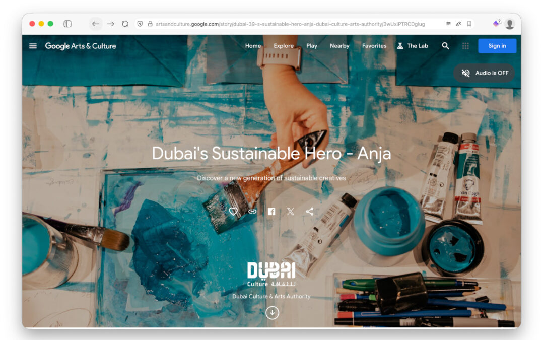 Dubai’s Sustainable Hero – Anja